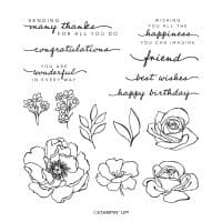 Happiness Abounds Photopolymer Stamp Set (English)