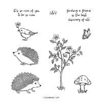 Happy Hedgehogs Photopolymer Stamp Set (English)