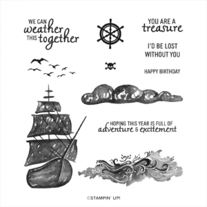 Picture of Stampin Up® stamp set On the Ocean